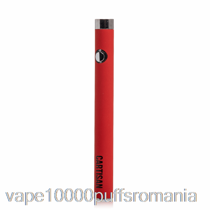 Vape Romania Cartisan Slim Button 280 510 Baterie Rosu
